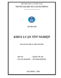 Đồ án tốt nghiệp ngành Kỹ thuật môi trường: Nghiên cứu khả năng tách dầu thủy lực khỏi bề mặt phôi kim loại