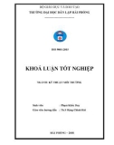 Đồ án tốt nghiệp ngành Kỹ thuật môi trường: Nghiên cứu khả năng tách dầu nhờn khỏi bề mặt kim loại