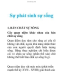 Sự phát sinh sự sống