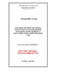 Luận văn Thạc sĩ Kinh tế: Giải pháp mở rộng huy động vốn từ dân cư tại chi nhánh Ngân hàng Nông nghiệp và Phát triển Nông thôn tỉnh Đăk Lăk