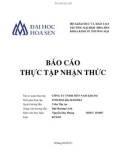 Báo cáo thực tập nhận thức: Công ty TNHH Tiên Nam Khang