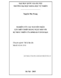 (Dự thảo) Tóm tắt Luận án Tiến sĩ Vật lý: Nghiên cứu các nguyên nhân gây biền thiên hàng ngày đối với sự phát triển của Spread F xích đạo