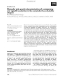 Báo cáo khoa học: Molecular and genetic characterization of osmosensing and signal transduction in the nematode Caenorhabditis elegans