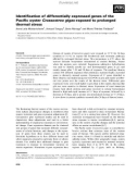 Báo cáo khoa học: Identiﬁcation of differentially expressed genes of the Paciﬁc oyster Crassostrea gigas exposed to prolonged thermal stress