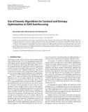 Báo cáo hóa học: Use of Genetic Algorithms for Contrast and Entropy Optimization in ISAR Autofocusing