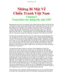 Những Bí Mật Về Chiến Tranh Việt Nam - Chương 5 Trượt khỏi ván: tháng bảy năm 1965