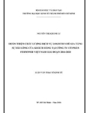 Luận văn Thạc sĩ Kinh tế: Hoàn thiện chất lượng dịch vụ logistics để gia tăng sự hài lòng của khách hàng tại Công ty cổ phần Furniweb Việt Nam giai đoạn 2016-2020