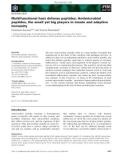 Báo cáo khoa học: Multifunctional host defense peptides: Antimicrobial peptides, the small yet big players in innate and adaptive immunity