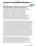 báo cáo hóa học: A systematic approach to biomarker discovery; Preamble to the iSBTc-FDA taskforce on immunotherapy biomarkers