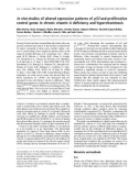 Báo cáo khoa học: In vivo studies of altered expression patterns of p53 and proliferative control genes in chronic vitamin A deﬁciency and hypervitaminosis