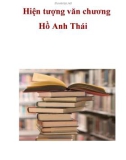 Hiện tượng văn chương Hồ Anh Thái _1