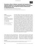 Báo cáo khoa học: Protective effect of dietary curcumin and capsaicin on induced oxidation of low-density lipoprotein, iron-induced hepatotoxicity and carrageenan-induced inﬂammation in experimental rats