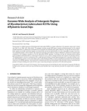 Báo cáo hóa học: Research Article Genome-Wide Analysis of Intergenic Regions of Mycobacterium tuberculosis H37Rv Using Affymetrix GeneChips