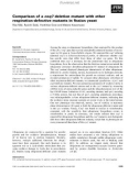 Báo cáo khoa học: Comparison of a coq7 deletion mutant with other respiration-defective mutants in ﬁssion yeast