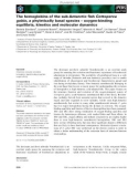 Báo cáo khoa học: The hemoglobins of the sub-Antarctic ﬁsh Cottoperca gobio, a phyletically basal species – oxygen-binding equilibria, kinetics and molecular dynamics