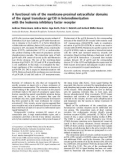 Báo cáo Y học: A functional role of the membrane-proximal extracellular domains of the signal transducer gp130 in heterodimerization with the leukemia inhibitory factor receptor