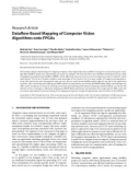 Báo cáo hóa học: Research Article Dataﬂow-Based Mapping of Computer Vision Algorithms onto FPGAs