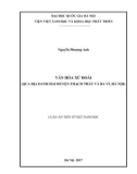 Luận án Tiến sĩ Việt Nam học: Văn hóa Xứ Đoài (qua địa danh hai huyện Thạch Thất và Ba Vì, Hà Nội)