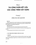 Giáo trình Kỹ thuật thi công công trình hạ tầng: Phần 2