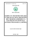 Luận án Tiến sĩ Dược học: Nghiên cứu thành phần hóa học và một số tác dụng theo hướng điều trị bệnh Alzheimer của loài Thạch tùng đuôi ngựa (Huperzia phlegmaria (L.) Rothm.)