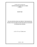 Luận văn Thạc sĩ Khoa học: Ứng dụng phương pháp giải trình tự thế hệ mới (NGS) để phân tích gen HBB ở người nghi ngờ mang đột biến gây bệnh β- thalassemia