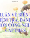 Hội nghị: Tập huấn về biên soạn đề kiểm tra, đánh giá môn công nghệ cấp ThCS