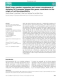 Báo cáo khoa hoc : Rapid copy number expansion and recent recruitment of domains in S-receptor kinase-like genes contribute to the origin of self-incompatibility