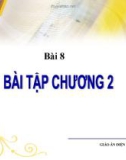 Bài giảng Tin học 11 - Bài 8: Bài tập chương 2