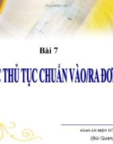 Bài giảng Tin học 11 - Bài 7: Các thủ tục chuẩn vào ra đơn giản (Bùi Quang Huy Hoàng)