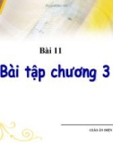 Bài giảng Tin học 11 - Bài 13: Bài tập chương 3