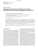 Báo cáo hóa học: Research Article Separation and Localisation of P300 Sources and Their Subcomponents Using Constrained Blind Source Separation