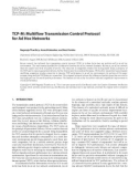 Báo cáo hóa học: TCP-M: Multiflow Transmission Control Protocol for Ad Hoc Networks