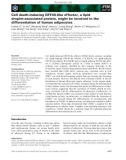 Báo cáo khoa học: Cell death-inducing DFF45-like effector, a lipid droplet-associated protein, might be involved in the differentiation of human adipocytes