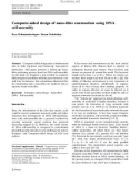 Báo cáo hóa học: Computer-aided design of nano-ﬁlter construction using DNA self-assembly