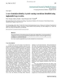 Báo cáo y học: A case of mistaken identity: Asystole causing convulsions identified using implantable loop recorder