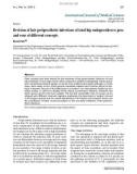 Báo cáo y học: Revision of late periprosthetic infections of total hip endoprostheses: pros and cons of different concepts