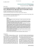 Báo cáo y học: Carotid Intima-media thickness in childhood and adolescent obesity relations to abdominal obesity, high triglyceride level and insulin resistance