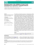 Báo cáo khoa hoc : Structural basis of the inhibition of class C acid phosphatases by adenosine 5¢-phosphorothioate