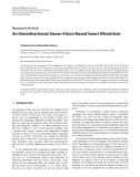 Báo cáo hóa học: Research Article An Omnidirectional Stereo Vision-Based Smart Wheelchair