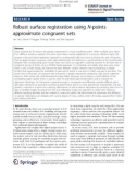 Báo cáo hóa học: Robust surface registration using N-points approximate congruent sets