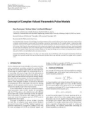 Báo cáo hóa học: Concept of Complex-Valued Parametric Pulse Models