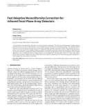 Báo cáo hóa học: Fast Adaptive Nonuniformity Correction for Infrared Focal-Plane Array Detectors