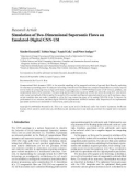 Báo cáo hóa học: Research Article Simulation of Two-Dimensional Supersonic Flows on Emulated-Digital CNN-UM