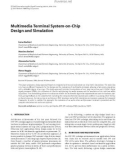 Báo cáo hóa học: Multimedia Terminal System-on-Chip Design and Simulation Ivano Barbieri