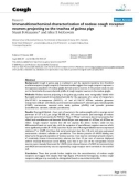 Báo cáo y học: Immunohistochemical characterization of nodose cough receptor neurons projecting to the trachea of guinea pigs