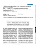 Báo cáo y học: Microarray-based genomic surveying of gene polymorphisms in Chlamydia trachomatis