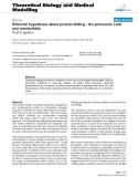 ditorial: hypotheses about protein folding - the proteomic code and wonderfolds