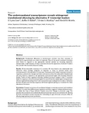 Báo cáo y học: The undertranslated transcriptome reveals widespread translational silencing by alternative 5' transcript leaders