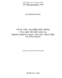 Luận án Tiến sĩ Toán học: Về sự tồn tại điểm bất động của một số lớp ánh xạ trong không gian với cấu trúc đều và ứng dụng