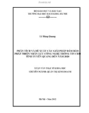 Luận văn Thạc sĩ Khoa học: Phân tích và đề xuất các giải pháp đảm bảo phát triển nhân lực công nghệ thông tin cho tỉnh Tuyên Quang đến năm 2020